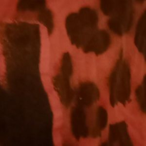 Women's short sleeve shirt size large pink and black none